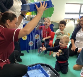 Rainbow programme outdoor play