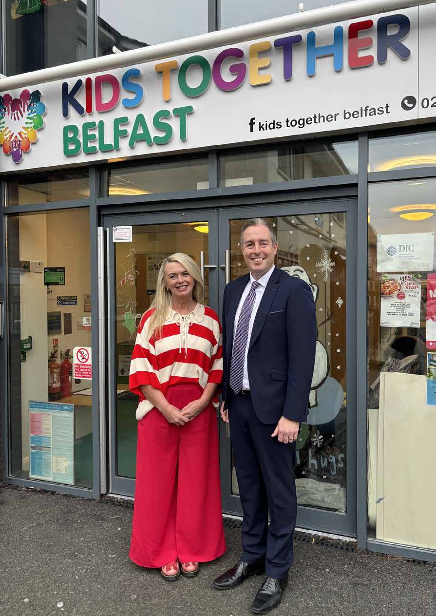 Kids Together Belfast centre visit